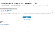 Tablet Screenshot of dontusemlsyourway.blogspot.com