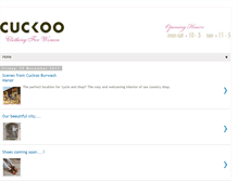 Tablet Screenshot of cuckooclothing.blogspot.com