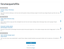 Tablet Screenshot of forumacquariofilia.blogspot.com