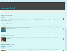 Tablet Screenshot of lalamone.blogspot.com