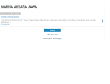 Tablet Screenshot of maknaaksarajawa.blogspot.com