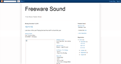 Desktop Screenshot of freewaresound.blogspot.com