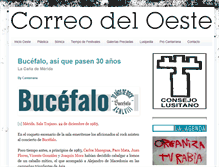 Tablet Screenshot of correodeloeste.blogspot.com