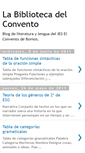 Mobile Screenshot of labibliotecadelconvento.blogspot.com