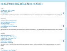 Tablet Screenshot of beta-2-microglobulin.blogspot.com