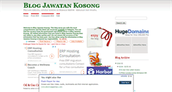 Desktop Screenshot of jawatankosong-site.blogspot.com