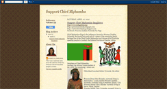 Desktop Screenshot of friendsofchiefmphamba.blogspot.com