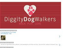 Tablet Screenshot of diggitydogwalkers.blogspot.com