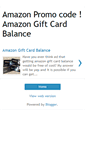 Mobile Screenshot of myfreeamazongiftcardbalance.blogspot.com