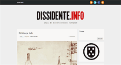 Desktop Screenshot of dissidentes.blogspot.com