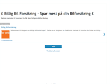 Tablet Screenshot of billigbilforsikring.blogspot.com