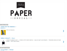 Tablet Screenshot of papersocial.blogspot.com