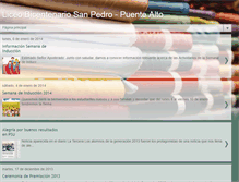 Tablet Screenshot of liceosanpedropuentealto.blogspot.com