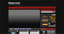 Desktop Screenshot of muzica-noua-music.blogspot.com
