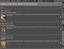 Tablet Screenshot of francesquilts.blogspot.com