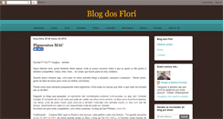 Desktop Screenshot of blogdosflori.blogspot.com