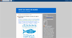 Desktop Screenshot of deixesuamarca.blogspot.com