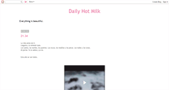 Desktop Screenshot of dailyhotmilk.blogspot.com