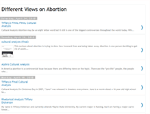 Tablet Screenshot of differentviewsonabortion.blogspot.com