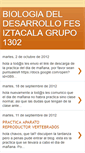 Mobile Screenshot of biologiadesarrollo1302.blogspot.com