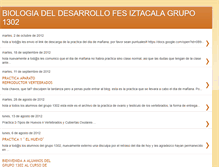 Tablet Screenshot of biologiadesarrollo1302.blogspot.com