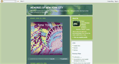 Desktop Screenshot of memoriesofnewyorkcity.blogspot.com