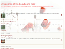 Tablet Screenshot of lifebeautyfood.blogspot.com