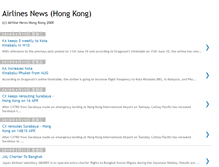 Tablet Screenshot of airlinesnewshongkong.blogspot.com