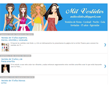 Tablet Screenshot of milvestidos.blogspot.com