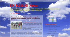 Desktop Screenshot of notasenmision.blogspot.com