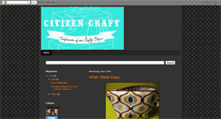 Desktop Screenshot of citizencraft.blogspot.com