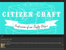 Tablet Screenshot of citizencraft.blogspot.com