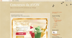 Desktop Screenshot of concursosavon.blogspot.com