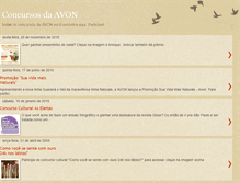 Tablet Screenshot of concursosavon.blogspot.com