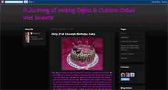 Desktop Screenshot of dejhabcustomcakes.blogspot.com