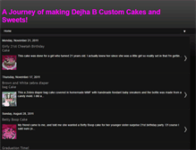 Tablet Screenshot of dejhabcustomcakes.blogspot.com