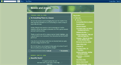 Desktop Screenshot of bowesandarrows.blogspot.com