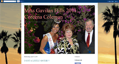 Desktop Screenshot of missgavilanhills2011.blogspot.com