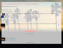 Tablet Screenshot of missgavilanhills2011.blogspot.com