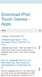 Mobile Screenshot of downloadipodtouchgames.blogspot.com