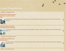 Tablet Screenshot of fronteiraseca.blogspot.com