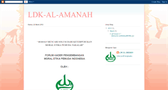 Desktop Screenshot of ldk-al-amanah.blogspot.com