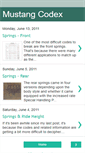 Mobile Screenshot of mustangcodex.blogspot.com
