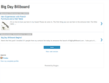 Tablet Screenshot of bigdaybillboard.blogspot.com