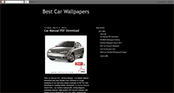 Desktop Screenshot of bestcarwallpaper.blogspot.com