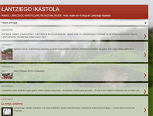 Tablet Screenshot of lantziegoikastola-blog.blogspot.com