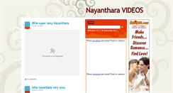 Desktop Screenshot of nayantharasexymovievideos.blogspot.com