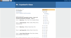 Desktop Screenshot of mrcopelandsclass.blogspot.com