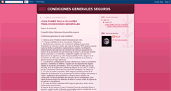Desktop Screenshot of condicionesgenerales.blogspot.com
