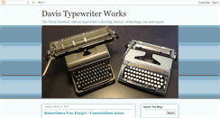 Desktop Screenshot of davistypewriters.blogspot.com